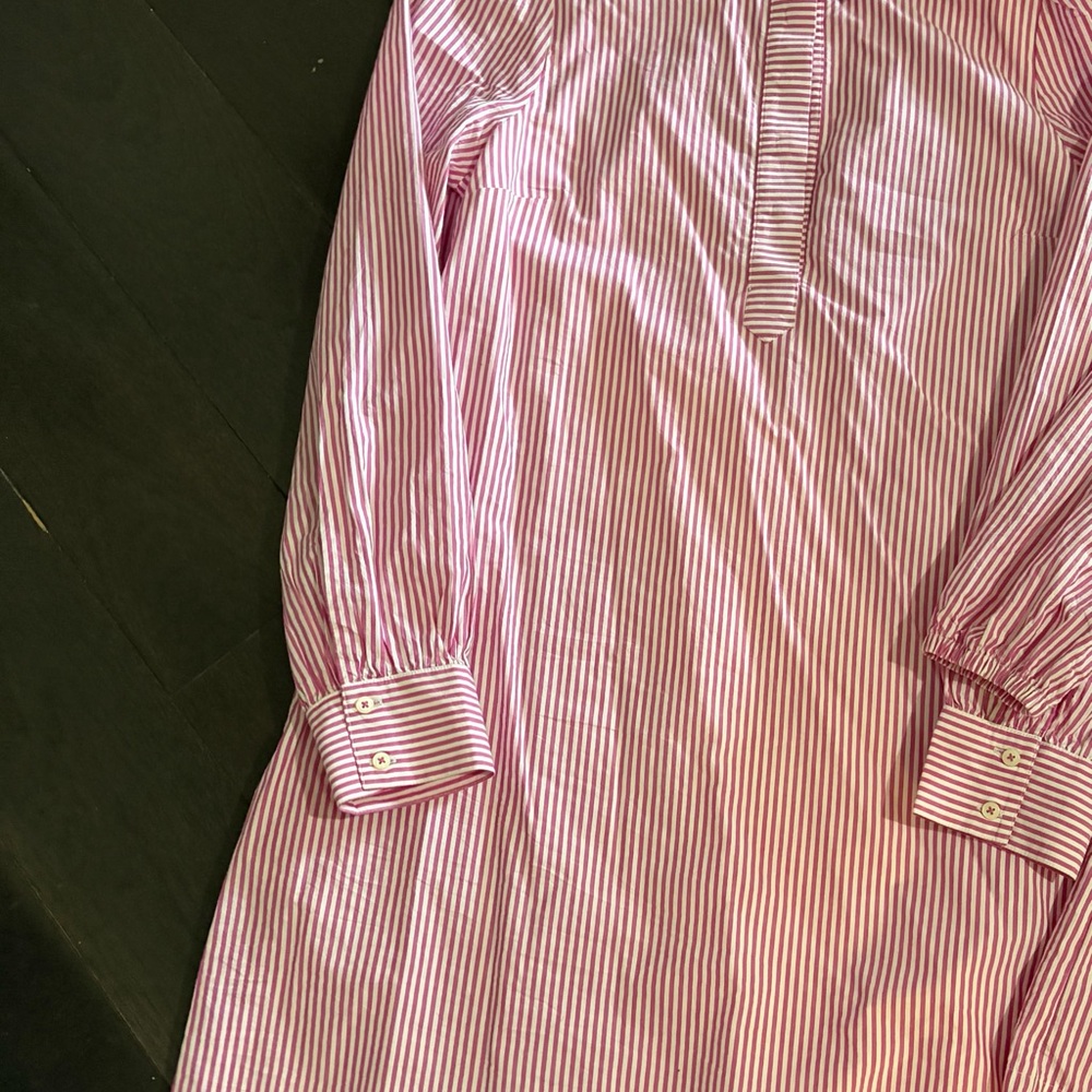 Vineyard Vines Pink and White Striped Shirt